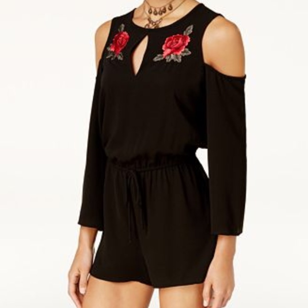 Cute Black Romper